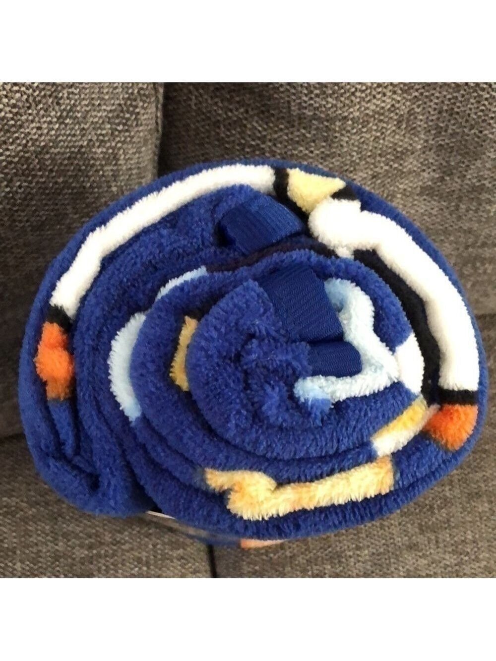 BBC Studio Bluey Bingo Blanket Kids Throw Microfiber Blue New - Picture 10 of 12